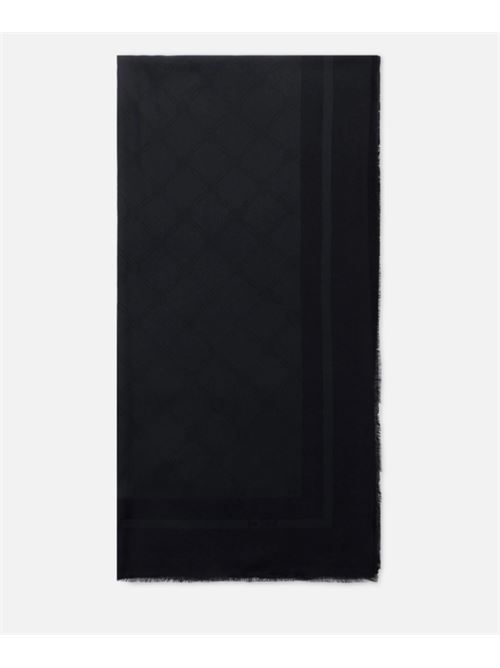 PASHMINA WITH JACQUARD DIAMONDS ELISABETTA FRANCHI | SC03F51E2110 nero